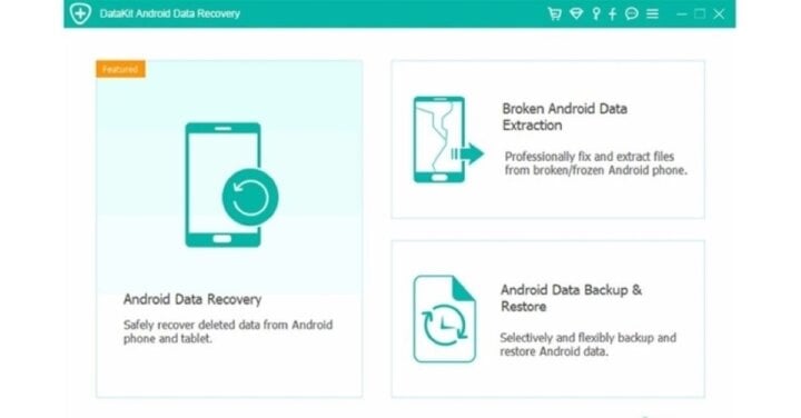 Phần mềm DataKit Android Data Recovery.