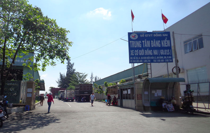 Trung tâm đăng kiểm xe cơ giới 60.01S tại thành phố Biên Hòa, Đồng Nai