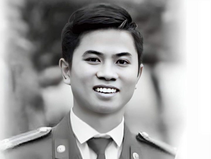 Đại úy Trần Trung Hiếu. (Ảnh: Công an Hà Tĩnh)