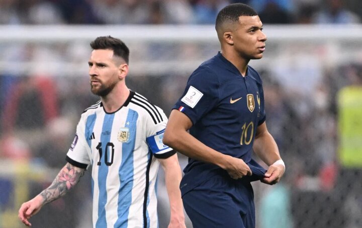 Messi cùng Argentina đánh bại Pháp của Mbape ở chung kết World Cup 2022. (Ảnh: Reuters)