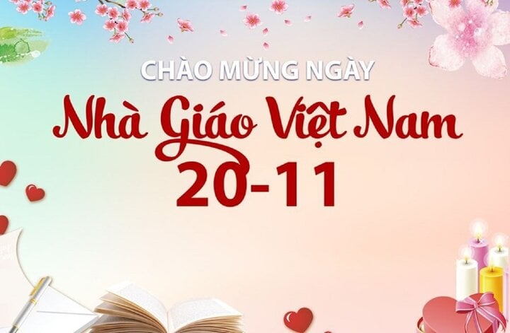 Hãy gửi lời chúc Ngày Nhà giáo Việt Nam 20/11 đến thầy cô. (Ảnh: Pinterest)