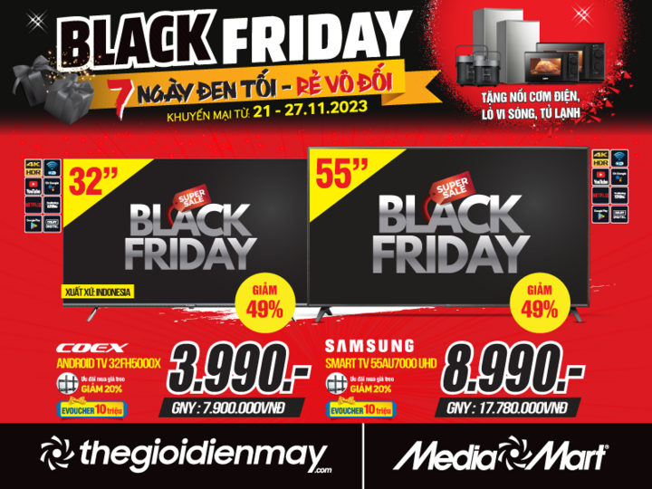 Black Friday, siêu thị điện máy MediaMart sale khủng đến 70% - 4