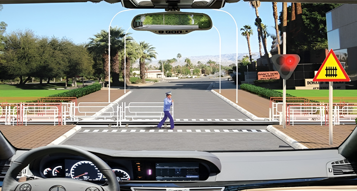 Đến gần khu vực giao đường sắt, rào chắn đang dịch chuyển, lái xe xử lý thế nào? - 1