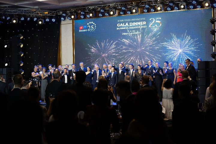 Sự kiện Gala Diner và Giải thưởng Doanh nghiệp của EuroCham Việt Nam năm 2023.