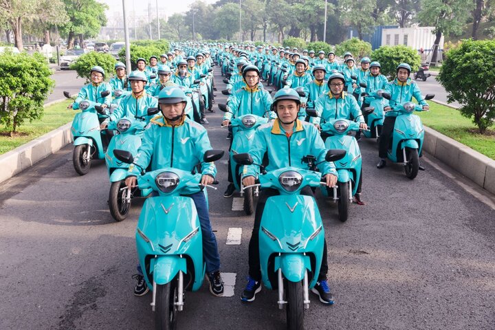 Tân binh Xanh SM Bike vận hành bằng 100% xe máy điện không tiếng ồn, không phát thải.