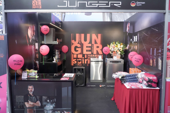 Thiết bị nhà bếp cao cấp Junger cũng mang đến sự kiện từ ngày 23 - 26/11 với nhiều sản phẩm nổi bật.
