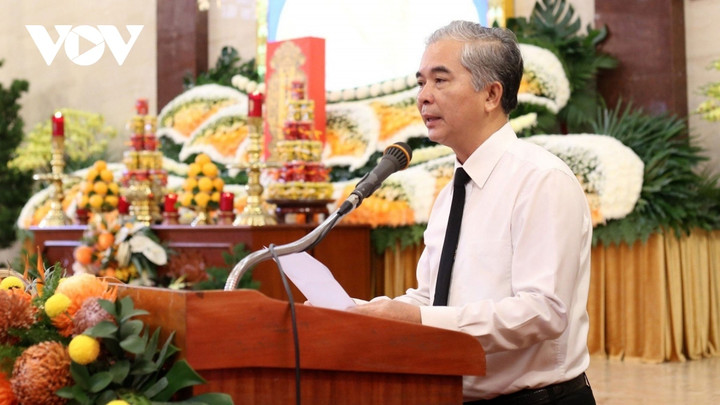 Phó Chủ tịch UBND TP.HCM Ngô Minh Châu phát biểu. (Ảnh: N.Tùng)