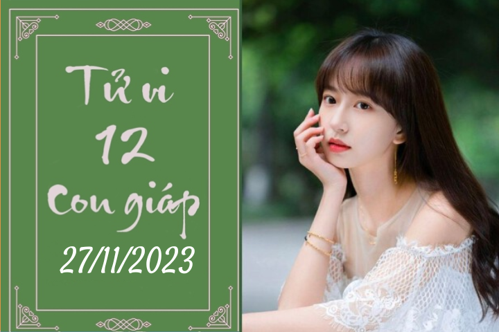 Tử Vi Ngày 27/11/2023 Cho 12 Con Giáp