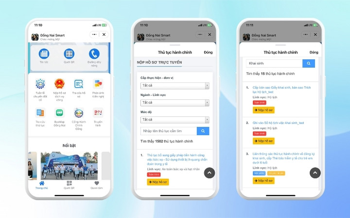 Zalo mini app Đồng Nai Smart hiện đã được cập nhật hơn 1.500 thủ tục hành chính để người dân dễ dàng tra cứu và thực hiện theo hướng dẫn.