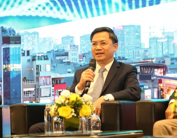 Phó Chủ tịch UBND Thành phố Hà Nội Hà Minh Hải phát biểu tại Tọa đàm.