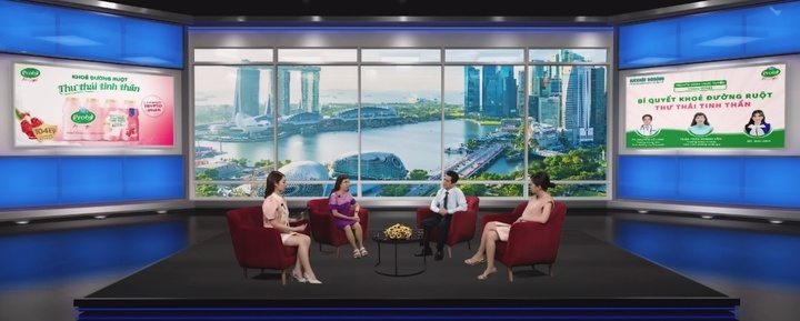 Buổi tọa đàm với chủ đề Bí quyết khỏe đường ruột – Thư thái tinh thần với sự tham gia của các chuyên gia.