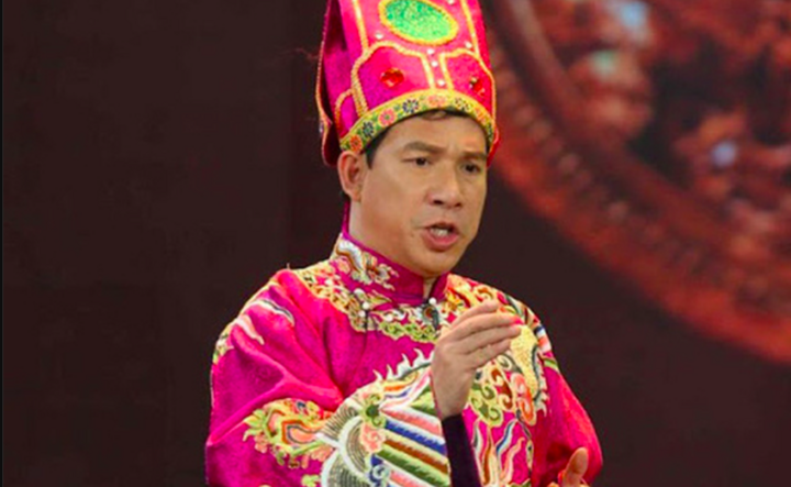 Nghệ sĩ Quang Thắng được phong tặng danh hiệu NSƯT vào năm 2016.