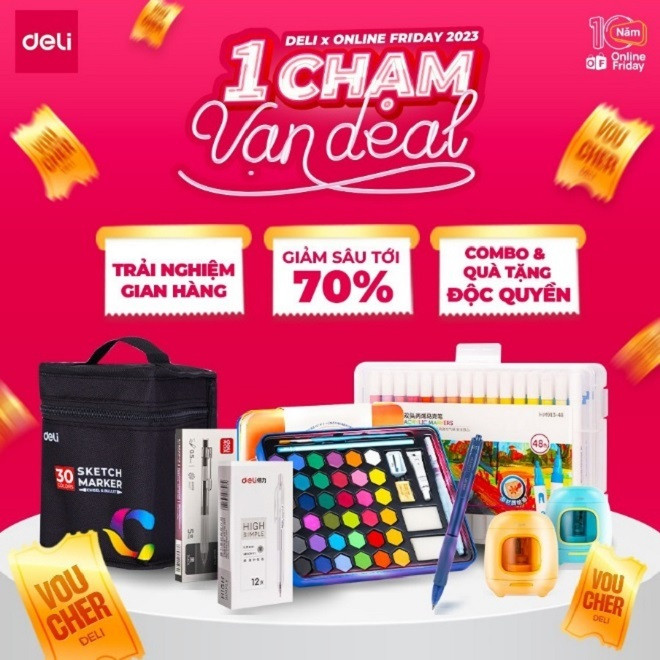 Văn phòng phẩm Deli: Thương hiệu dẫn đầu trên sàn thương mại điện tử - 3