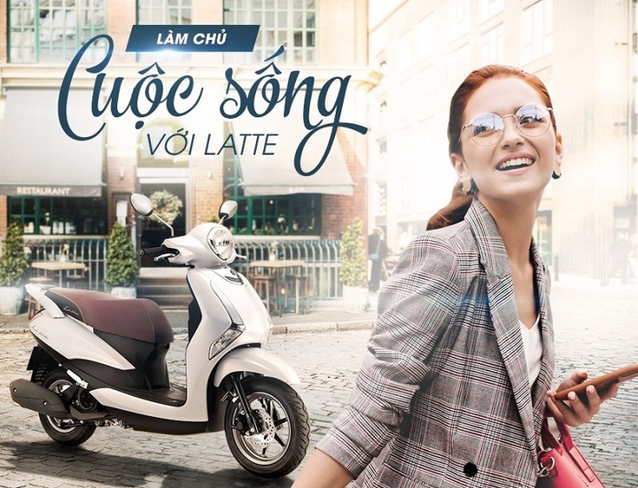 Yamaha Latte phiên bản tiêu chuẩn. (Ảnh: Yamaha)