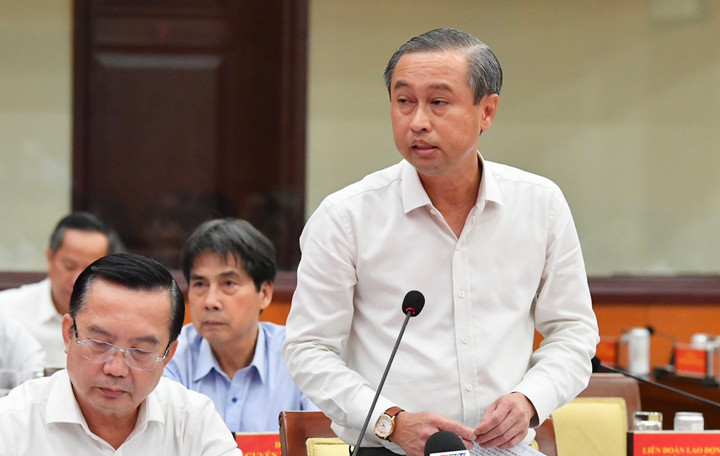 Ông Huỳnh Thanh Nhân, Giám đốc Sở Nội vụ TP.HCM. (Ảnh: Việt Dũng)