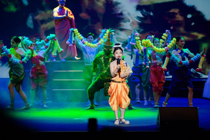 Vũ Thùy Dung tự tin trong đêm chung kết.