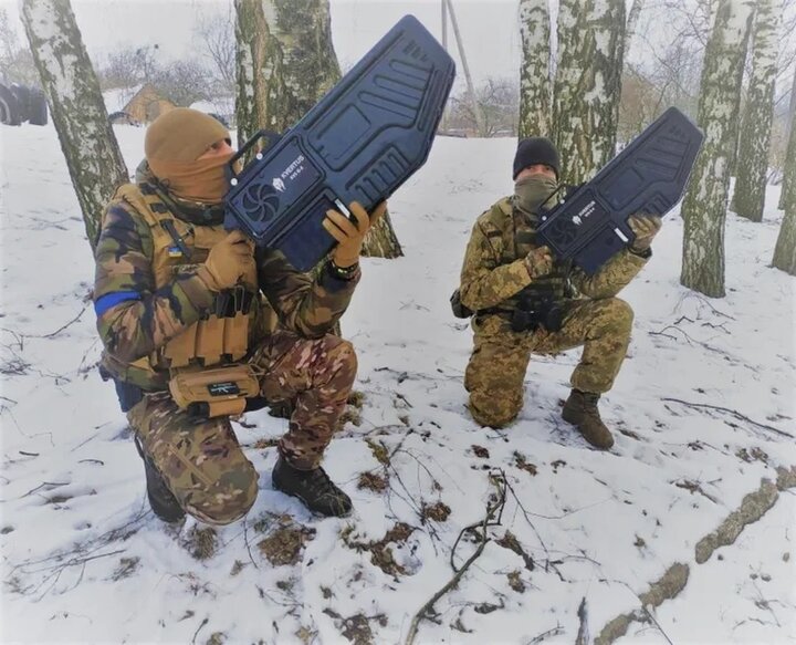 Một khẩu súng chống UAV do Ukraine phát triển.