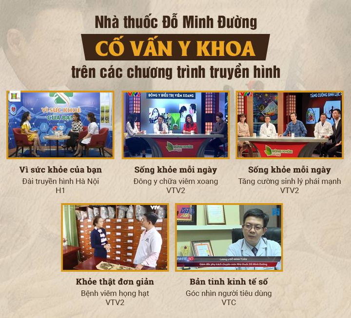 Nhà Thuốc Đỗ Minh Đường tư vấn điều trị mất ngủ trên VTV2 - 4