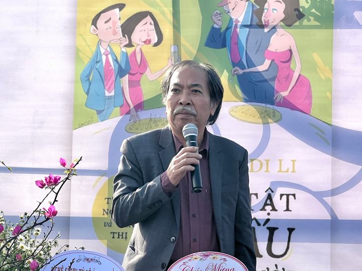 Nhà thơ Nguyễn Quang Thiều, Chủ tịch Hội Nhà văn Việt Nam.