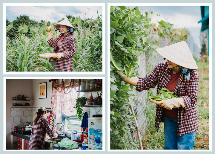 “Mỗi ngày trôi qua với việc nhà, vườn tược, chăm sóc con cái... Giờ đây tôi có thể tự tin nói với bản thân rằng “mình đã đến đích rồi”. Tôi rất hạnh phúc với cuộc sống hiện tại”.