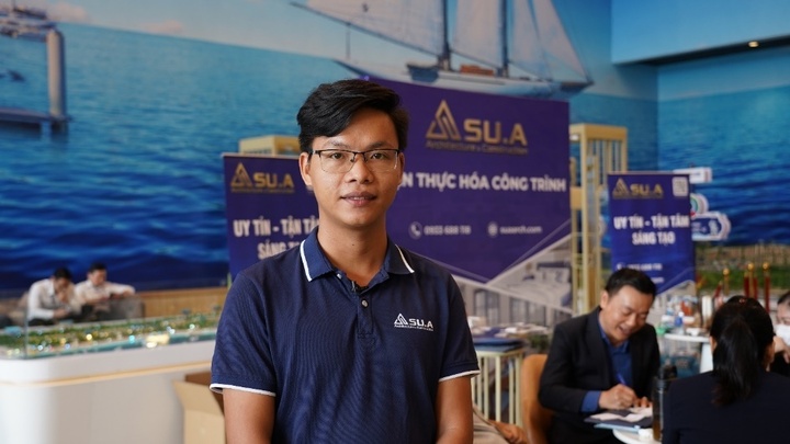Anh Đoàn Văn Nghĩa - Trưởng phòng kinh doanh Công ty SU.A bày tỏ sự phấn khởi khi số lượng ”đơn hàng” tại NovaWorld Phan Thiet ngày càng tăng.