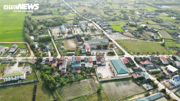 Một góc xã Cẩm Sơn. (Ảnh: Trọng Tùng)