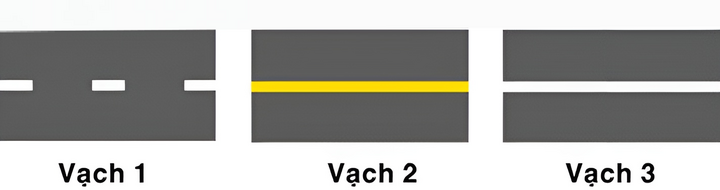 Vạch nào phân chia 2 chiều xe chạy, xe không được lấn làn, không được đè vạch? - 1