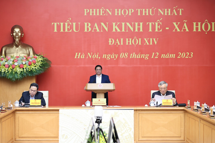 Phiên họp lần thứ nhất của Tiểu ban Kinh tế - Xã hội sẽ thảo luận, xem xét và thống nhất nhiều nội dung quan trọng. (Ảnh: VGP/Nhật Bắc)