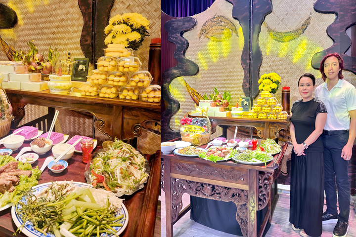 Nữ nghệ sĩ làm những món ăn mà đàn anh yêu thích.