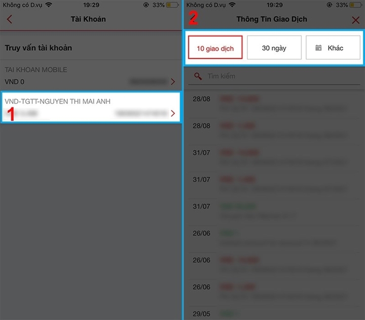 Kiểm tra lịch sử giao dịch Techcombank thế nào? - 3
