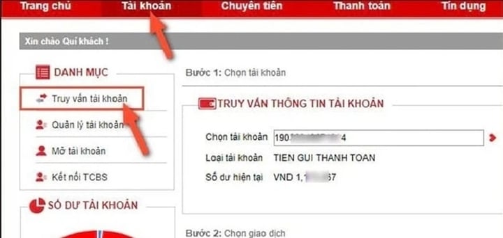 Kiểm tra lịch sử giao dịch Techcombank thế nào? - 5