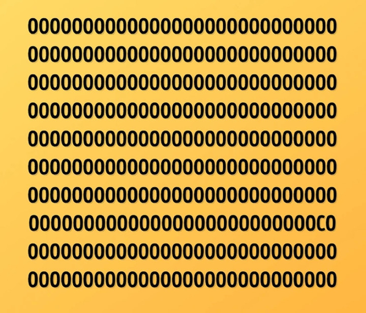 Bạn tìm được mấy chữ khác biệt?