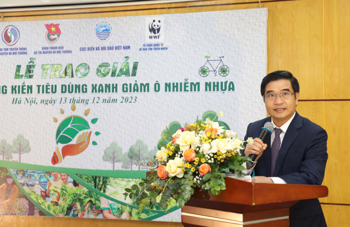 Cục trưởng Cục Biển và Hải đảo Việt Nam Nguyễn Đức Toàn phát biểu.