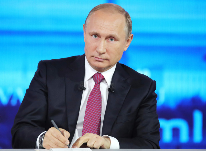 Sự kiện đối thoại thường niên được xem là cách nhà lãnh đạo Nga đã sử dụng để tiếp nhận phản hồi về các chính sách của chính phủ Nga sau mỗi năm. (Ảnh: AP)