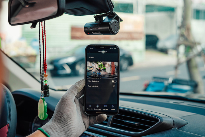 Camera hành trình GNET G-ONX hoạt động ở nhiệt độ cao lên đến 80°C.