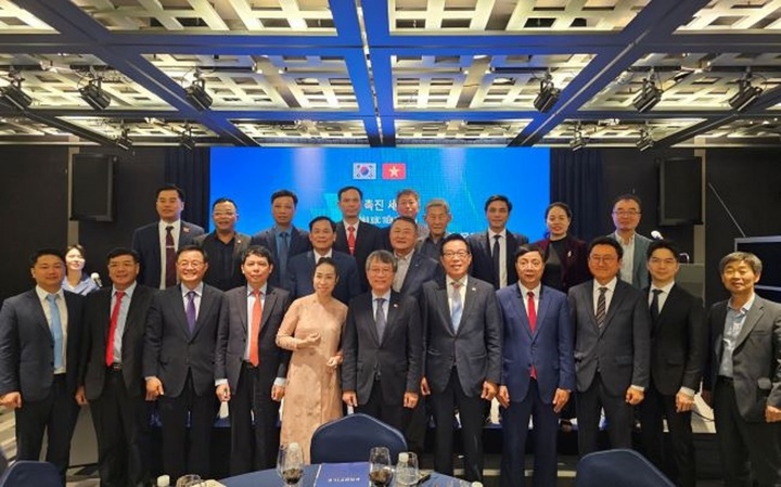 Các đại biểu dự Hội thảo xúc tiến đầu tư "Thái Nguyên - Điểm đến thành công của Nhà đầu tư Hàn Quốc".