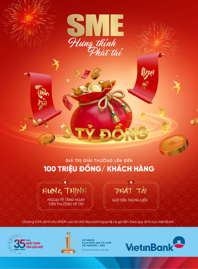 VietinBank ưu đãi lớn cho doanh nghiệp SME gửi tiền và mua bán ngoại tệ - 1
