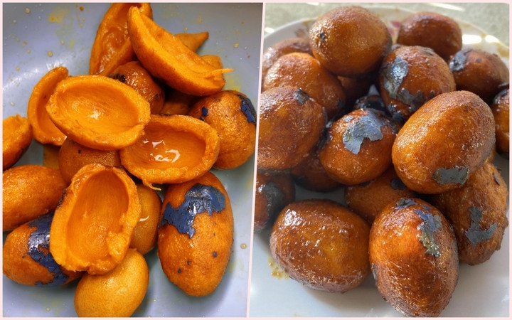 Quả cọ sau khi đã chế biến. (Ảnh:NVCC)