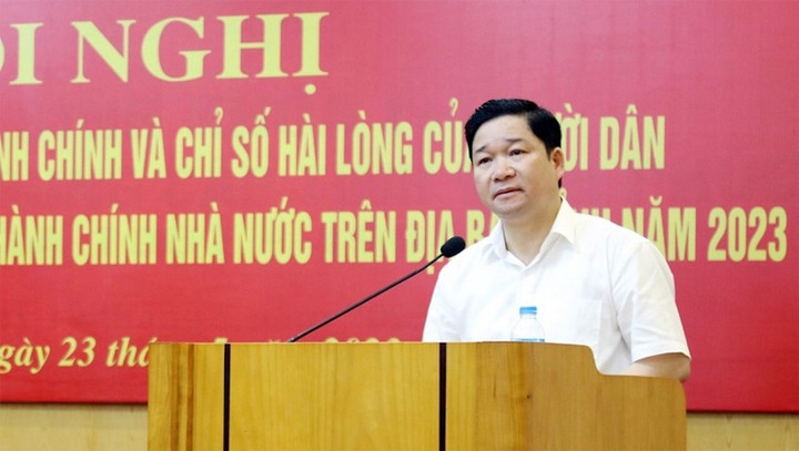 Phó Giám đốc Sở Nội vụ tỉnh Vĩnh Phúc Trần Văn Hoà.