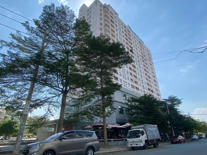Chung cư nơi phát hiện thai phụ tử vong bất thường ở TP Thủ Đức.
