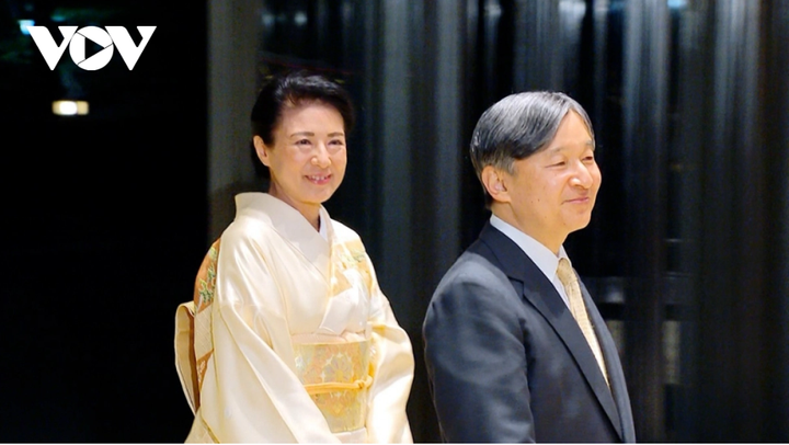Nhà vua và Hoàng hậu Nhật Bản.