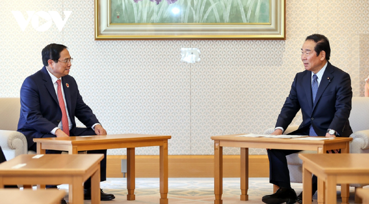 Thủ tướng Phạm Minh Chính bày tỏ vui mừng trước sự phát triển mạnh mẽ, toàn diện và thực chất của quan hệ hợp tác hữu nghị Việt Nam - Nhật Bản.