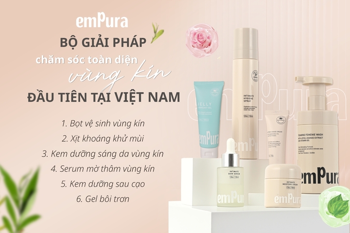 emPura là thương hiệu Việt đầu tiên mang đến giải pháp chăm sóc vùng kín toàn diện cho phái đẹp.