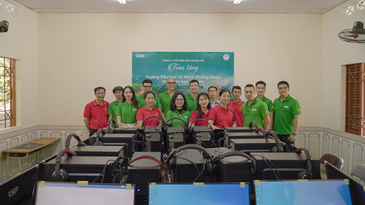 F88 trao tặng phòng tin học hiện đại cho học sinh miền núi Sơn La - 5