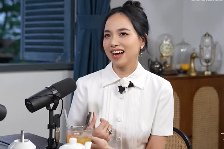 Đinh Ngọc Diệp chia sẻ trong chương trình.