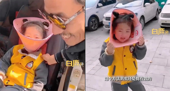 Sau vài ngày đeo vòng loa thì cô bé không dùng điện thoại nữa.