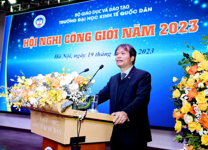 GS.TS Phạm Hồng Chương, Hiệu trưởng trường Đại học Kinh tế Quốc dân.