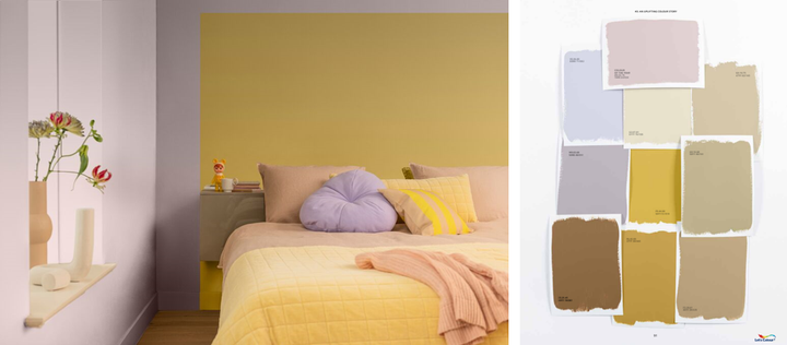 Bảng màu Tươi Mới đem đến sức sống cho toàn không gian.