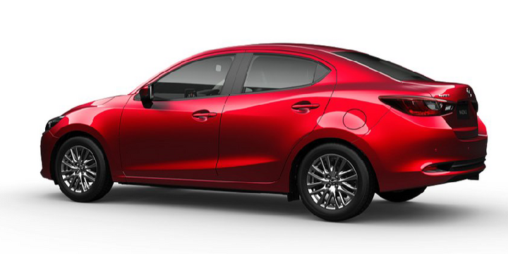 NEW MAZDA2 1.5L AT sở hữu diện mạo trẻ trung, thể thao với lưới tản nhiệt cỡ lớn dạng thanh ngang tinh tế. (Ảnh: Mazda)
