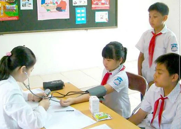 Hoạt động BHXH địa phương Bảo hiểm y tế học sinh, sinh viên - bảo vệ, chăm sóc sức khỏe thế hệ trẻ. (Ảnh: Quỳnh Chi)